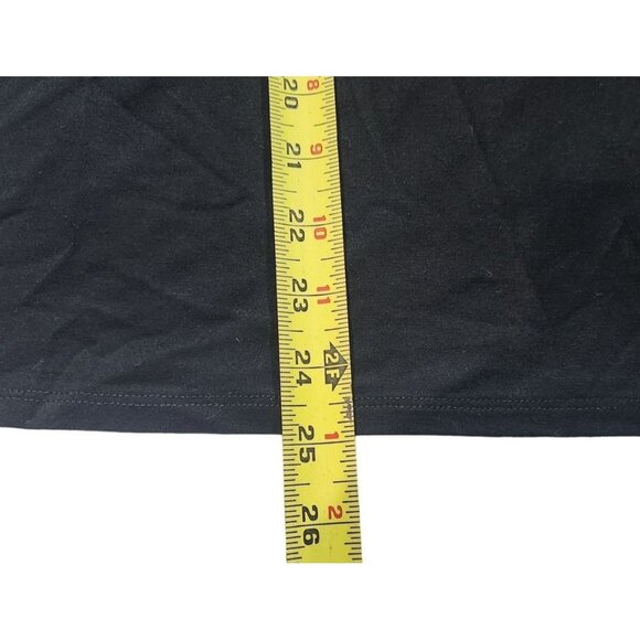 Vince Camuto Black Top With‎ Sheer Slit Short Sleeves Size XS - Picture 3 of 5